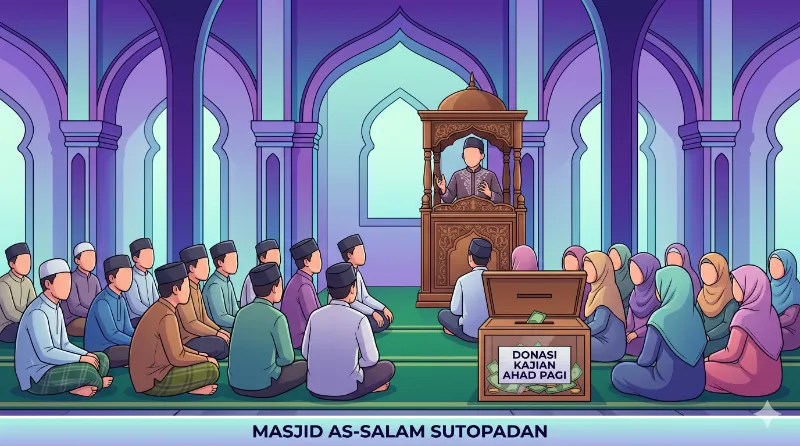 Kegiata Ahad Pagi Masjid As-Salam Sutopadan